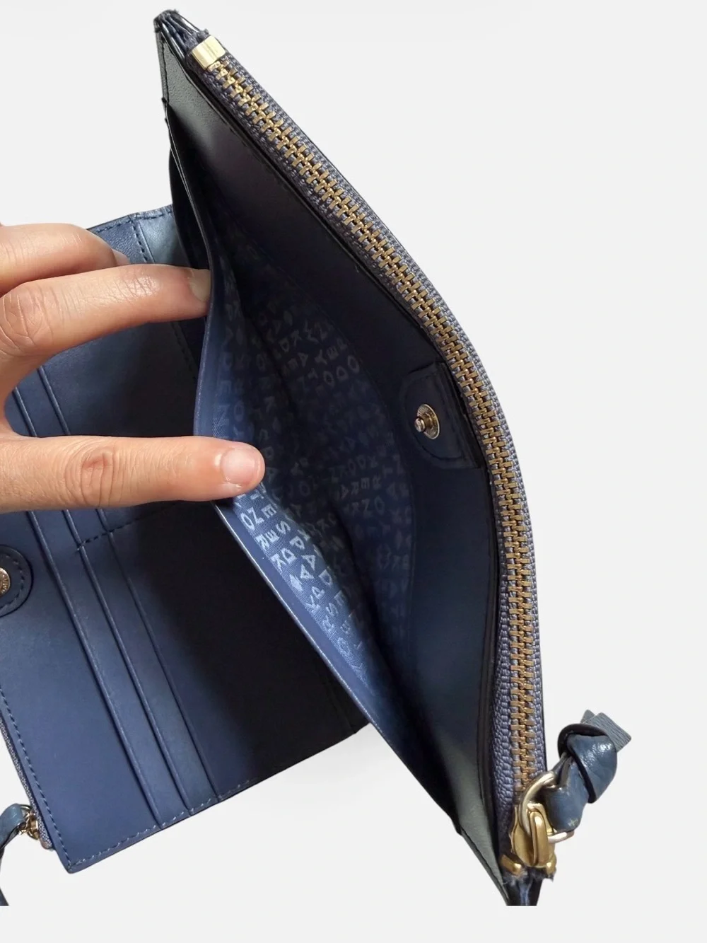 Kate Spade Neda Newbury Lane Clutch Wallet in French Navy Blue
